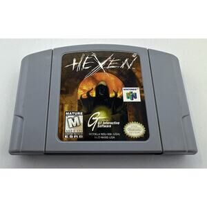 Hexen 1997 Authentic Tested N64 Nintendo 64 Cleaned Vintage Retro Gaming Fast Sh